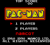 Pac-Man (USA, Europe) Title Screen